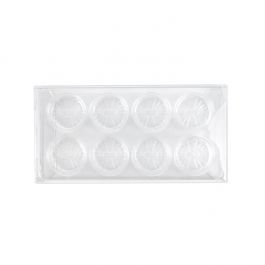 Clear Artisan Candy Box Set, Round Insert 7x2.1x13.8 cm (25 pieces) [CNDYR272]