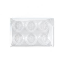 Clear Artisan Candy Box Set, Round Insert 7x2.1x10.3 cm (25 pieces) [CNDYR274]
