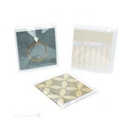 Plastic Bags 9.7x9.7cm Reclosable (100 pieces) [BD1]