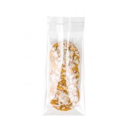 Plastic Bags 6.4x11.5cm Transparent Peel and Seal (100 pieces) [B2H4H]