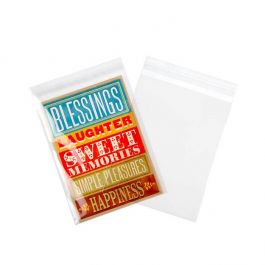 Plastic Bags 16.4x21cm Transparent Peel and Seal(250 pieces) [VL86]