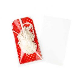 Plastic Bags 7.6x13cm Transparent (100 pieces) [B3X5SNF]