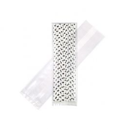 Plastic Bags 6.4x5.1x24.8cm with side gusset (100 pieces) [GB22]