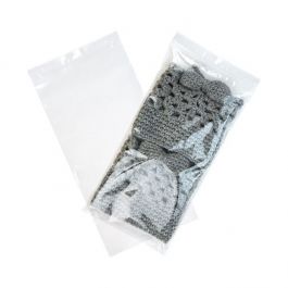 Grip Seal Bags with Hang hole 15x30.5cm Crystal Clear PP 50 micron (100 pieces) [ZR612]