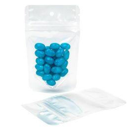 Stand Up Pouches Transparent 7.9x5.1x13cm laminated | 28 grams with hang hole (100 pieces) [ZBGCC1H]