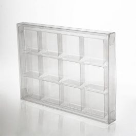 Crystal Clear Artisan Candy Box Set for 12 10.3 x 2 x 13,8cm (25 Pieces) [CNDY270]