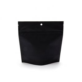 Child Resistant Pouch Bags Matte Black 15,2x6,4x15,2cm (100 Pieces) [CRP66MB]