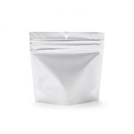 Child Resistant Pouch Bags Matte Silver 15,2x6,4x15,2cm (100 Pieces) [CRP66MS]