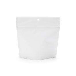 Child Resistant Pouch Bags Matte White 15,2x6,4x15,2cm (100 Pieces) [CRP66MW]