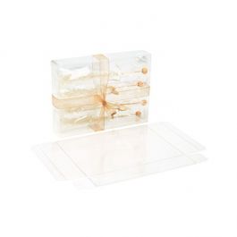 Plastic Gift Boxes 12.4x3.2x16.8cm Crystal Clear (25 pieces) [FB29]