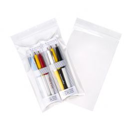 Grip Seal Bags 12.5x20.5cm Crystal Clear PP 75 micron (100 pieces) [Z3C58]