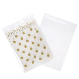 Grip Seal Bags 15x20.5cm Crystal Clear PP 50 micron (100 pieces) [ZC68V]