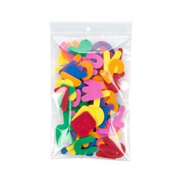 Grip Seal Bags with Hang and Vent-hole 12.5x20.5cm Crystal Clear PP 50 micron (100 pieces) [ZR58V]