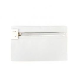 Plastic Bags White 20.3x6.2x15.2cm with Child-proof Closure (10 pieces) [CRZ68W]