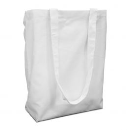 Cotton carrier bags 38x42cm with handle white 38x42cm (250 pcs.) [FP-DKE008]