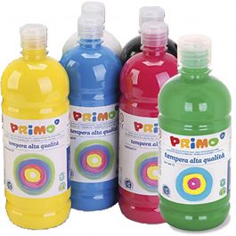 PRIMO school paint, standard colours, matt, 12x1000 ml/ 1 pack [HOB-642196]