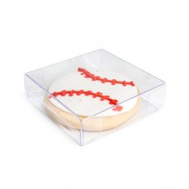 Plastic Gift Boxes 8,9x2,5x8,9 cm Crystal Clear (25 pieces) [FB305]