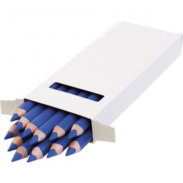 edu jumbo coloured pencils, dark blue, thickness 10 mm, lead 6,25 mm, 12 pc/ 1 pack [HOB-408054]