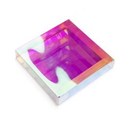 Plastic Gift Boxes 13x2,5x12,9 cm Iridescent (25 pieces) [FB47I]