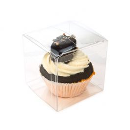 Plastic Gift Boxes 7.6x7.6x7.6cm Crystal Clear (25 pieces) [FB58]