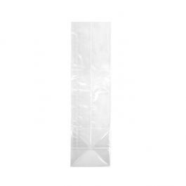 Block Bottom Bags Clear 12x7x33cm (100 pieces) [FG128]