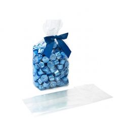 Block Bottom Bags Clear 10.2x7.6x25.4cm (100 pieces) [FG5]