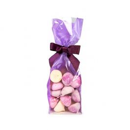 Block Bottom Bags Neon Purple w/ Paper Insert 8,9x5,7x30,5 cm (100 pieces) [FGPB16NP]