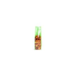 Block Bottom Bags Neon Green w/ Paper Insert 7x5,1x25,4 cm (100 pieces) [FGPB17NG]