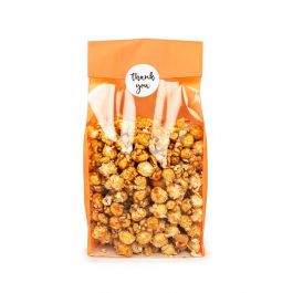 Block Bottom Bags Neon Orange w/ Paper Insert 12,7x7,6x30,5 cm (100 pieces) [FGPB1NO]