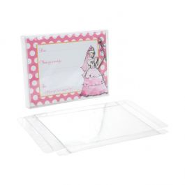 Plastic Gift Boxes 11.4x1.6x14,9 cm Crystal Clear (25 pieces) [FPB116]