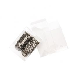 Plastic Gift Boxes 11.4x7.6x14.9cm Crystal Clear with Autolock Bottom (25 pieces) [FPLB233]