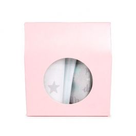 Kraft Gift Boxes Pink with Circle Window 8,9x3,8x10,2 cm (25 pieces) [FS341]