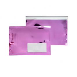 Glamour Mailer Metallic Pink + Window 24,1x15,2cm (100 Pieces) [MMW96PK]