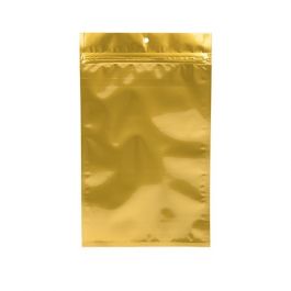 Grip Seal Bags Gold 7.5x11.5cm Metallised (100 pieces) [HZBB3MG]
