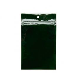 Grip Seal Bags Green 9.2x12.7cm Metallised (100 pieces) [HZBB4HG]