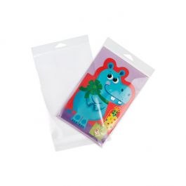 Headerbags 15.1x22.2cm Reclosable and Crystal Clear (100 pieces) [HB59]