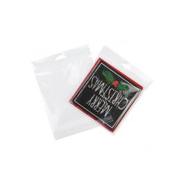 Headerbags 15.1x14.9cm Reclosable and Crystal Clear (100 pieces) [HB5X5XL]