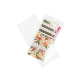 Headerbags 15.6x22.2cm Reclosable and Crystal Clear (100 pieces) [HB68]