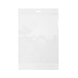 Headerbags 18.9x23.5cm Reclosable and Crystal Clear (100 pieces) [HB79]