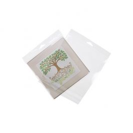 Headerbags 17.8x17.8cm Reclosable and Crystal Clear (100 pieces) [HB7X7E]