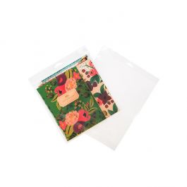 Headerbags 22.2x22.9cm Reclosable and Crystal Clear (100 pieces) [HB88XL]