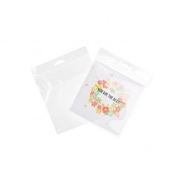 Headerbags 15.2x15.2cm for Top loading of contents (100 pieces) [HBT6X6]