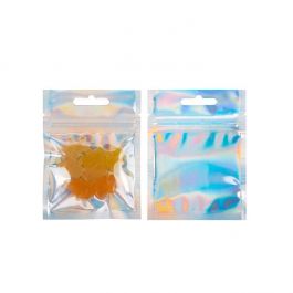 Gripsealbags Holographic/Transparent 7,6x7,6cm (25 Pieces) [HZBB33CH]