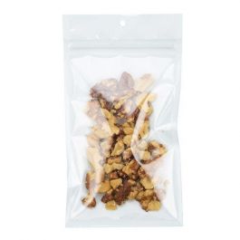 Grip Seal Bags Transparent/White 10.2x16.5cm (100 pieces) [HZB5CW]