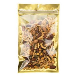Grip Seal Bags Transparent/Gold 15.2x23.5cm (100 pieces) [HZB7CG]