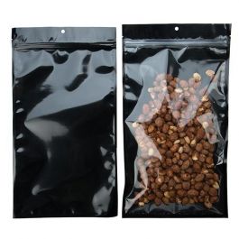 Grip Seal Bags Transparent/Black 17.8x30.5cm (100 pieces) [HZB8CB]