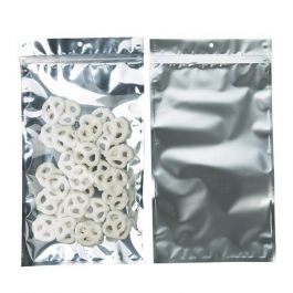 Grip Seal Bags Transparent/Silver 17.8x30.5cm (100 pieces) [HZB8S]