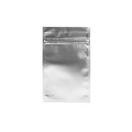 Grip Seal Bags Silver 12.5x21cm Metallised (100 pieces) [HZBB6MS]
