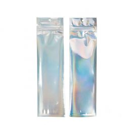 Grip Seal Bags Transparent/Holograpic 6,4x22,9 cm (100 pieces) [HZBB1CH]