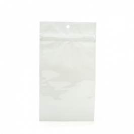 Grip Seal Bags White 10x16.5cm Metallised (100 pieces) [HZBB5MW]